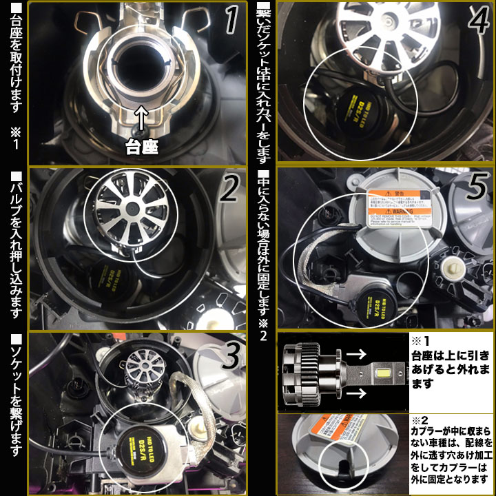 クラウン 17系 18系 200系 210系 純正HIDを明るくLED化 LEDヘッドライト ロービーム D2R D4S 6500K 8600ルーメン  カスタム パーツ LEDバルブ 2本組 【1年保証】 : crown-d2s-led : ファイブパーツ LED・HID - 通販 -  Yahoo!ショッピング