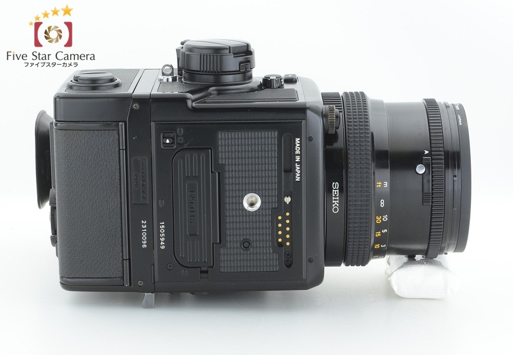 【中古】Bronica ブロニカ SQ-Ai 中判フィルムカメラ + ZENZANON PS 80mm f/2.8 + AE プリズムファインダー