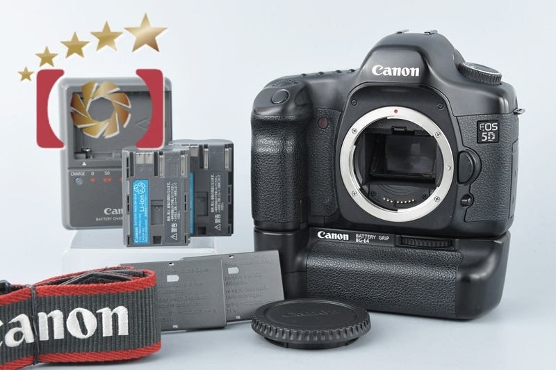 EOS DIGITAL 【中古】Canon キヤノン 5D + BG-E4 バッテリーグリップ