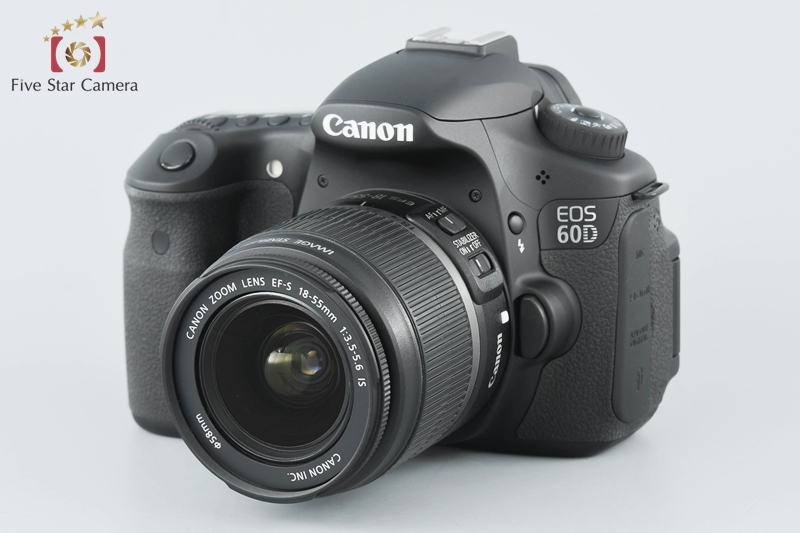 中古】Canon キヤノン EOS 60D ダブルズームキット シャッター回数僅少