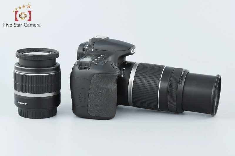 Canon EOS 60D シャッター回数1100回程度　ダブルレンズセット 中古】Canon キヤノン EOS 60D ダブルズームキット シャッター回数僅少