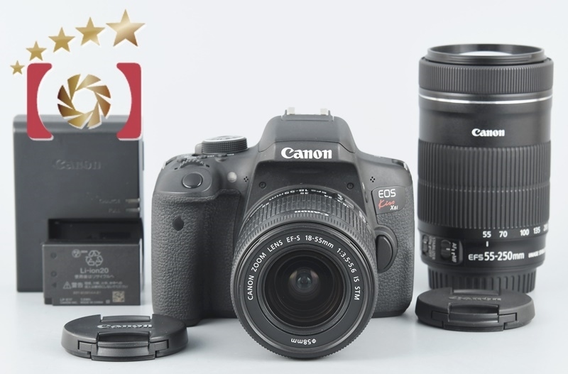 【中古】Canon キヤノン EOS Kiss X8i ダブルズームキット : canon