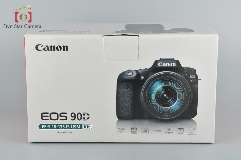 新品未開封】Canon キヤノン EOS 90D EF-S 18-135mm IS USM レンズ