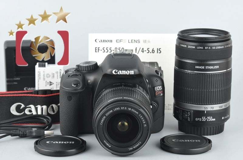 EOS DIGITAL 【中古】Canon キヤノン Kiss X4 ダブルズームキット