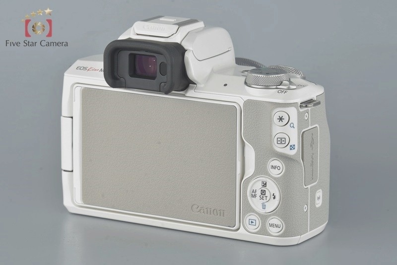 Canon EOS Kiss M ダブルズームキット ホワイト EOS Kiss M ダブルズームキット ホワイト ◇ キャノン ミラー