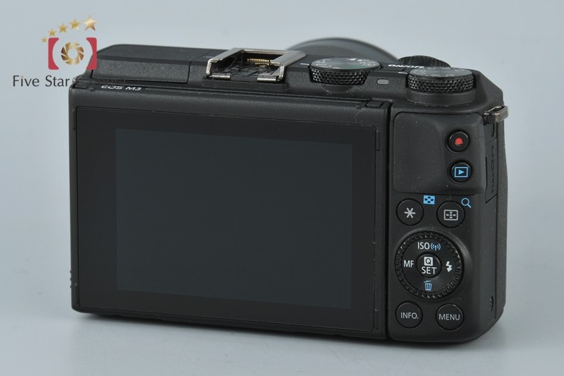 Canon EOS m3 中古 EOS キヤノン Canon M3 レンズキット ブラック ミラーレス 一眼レフ