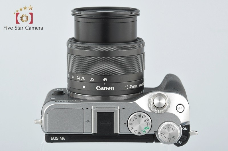 キヤノン 【中古】Canon EOS M6 EF-M 15-45 IS STM レンズキット キヤノン 【中古】Canon EOS M6 EF-M 15-45 IS STM レンズキット