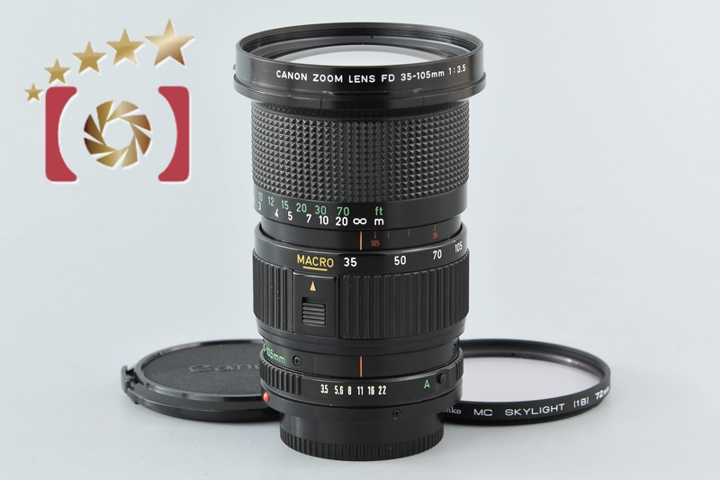 【中古】Canon キヤノン New FD 35-105mm f/3.5 MACRO : canon