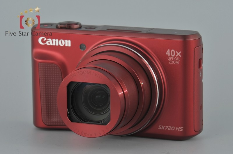 PowerShot 【中古】Canon キヤノン SX720 HS レッド コンパクト PowerShot 【中古】Canon キヤノン SX720 HS レッド コンパクト