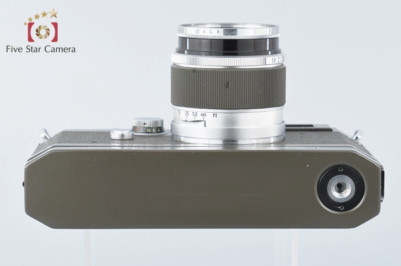 キヤノン 【中古】Canon VT Deluxe オリーブ + 50mm f/1.8 L39 キヤノン 【中古】Canon VT Deluxe オリーブ + 50mm f/1.8 L39