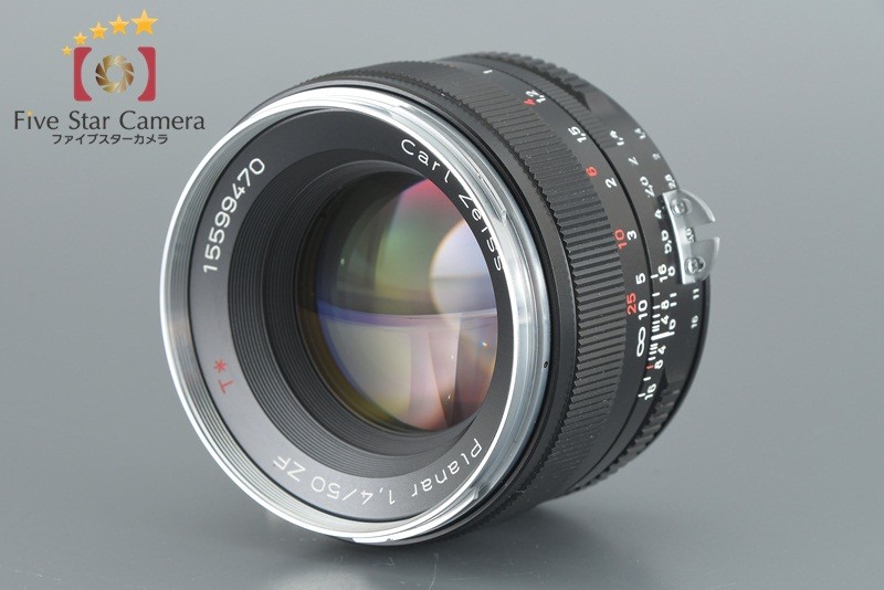 中古】Carl Zeiss カールツァイス Planar 50mm f/1.4 ZF T* ニコン用