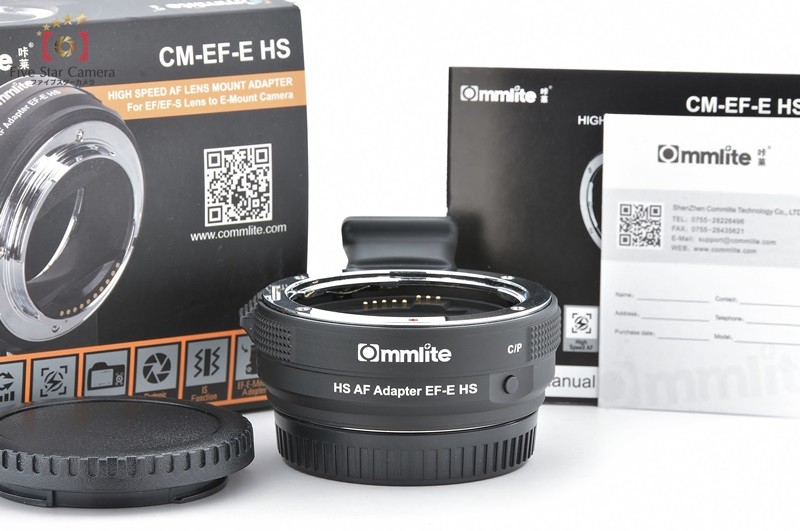 中古】Commlite コムライト CM-EF-E HS Canon EFレンズ → SONY Eマウントアダプター : commlite-hs-af- adapter-ef-e-0108 : 中古カメラのファイブスターカメラ - 通販 - Yahoo!ショッピング