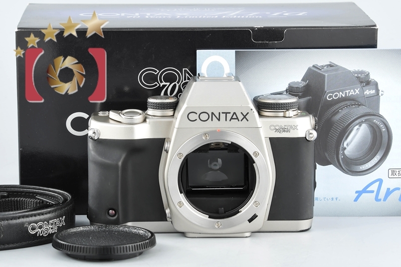 【中古】CONTAX コンタックス Aria 70周年記念モデル フィルム一眼レフカメラ 元箱付