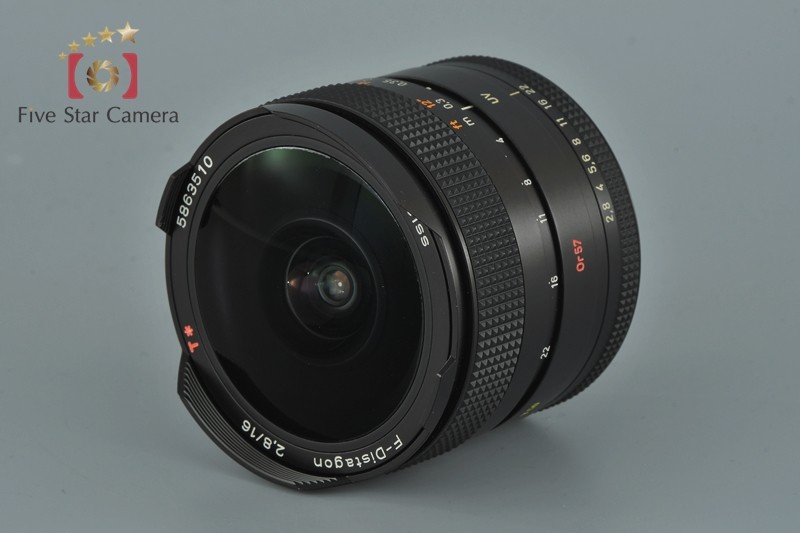 Contax F Distagon 16mm f2.8 AEG コンタックス Contax F-Distagon 16mm F/2.8 T* AEG Fisheye Lens Germany