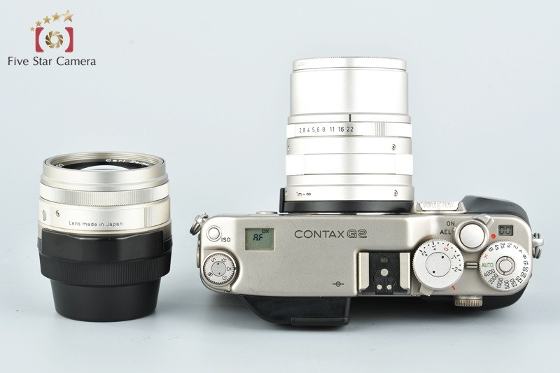 中古】CONTAX コンタックス G2 + Carl Zeiss Sonnar 90mm f/2.8 T* +