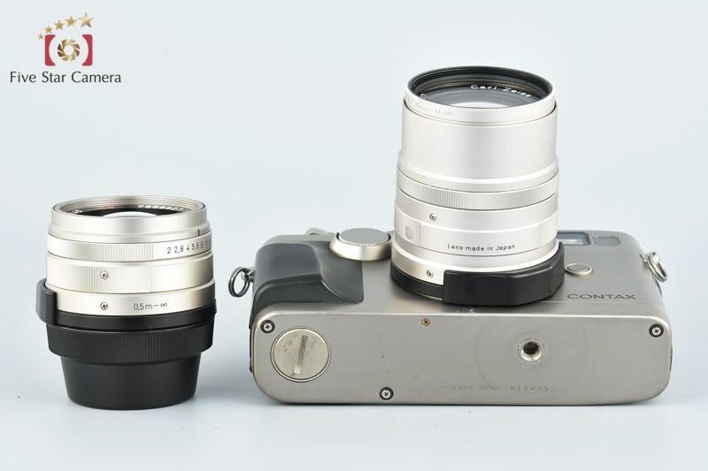 中古】CONTAX コンタックス G2 + Carl Zeiss Sonnar 90mm f/2.8 T* +