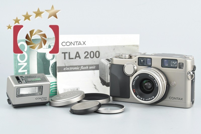 CONTAX コンタックス G2   Biogon 28mm f 2.8 T*   Planar 35mm f T*   TLA200 フラッシュ