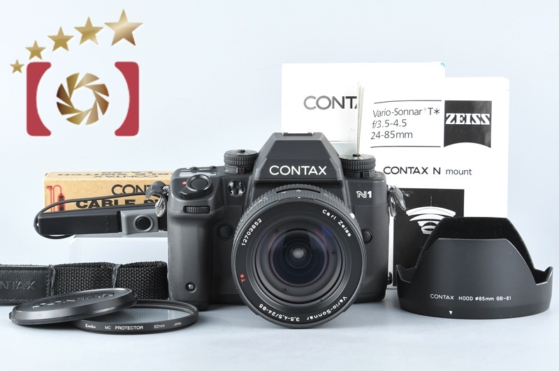 【未使用】Contax N1 +Vario-Sonnar 24-85mm EXC+3] Contax N1 SLR Film Camera Carl Zeiss Vario-Sonnar 24