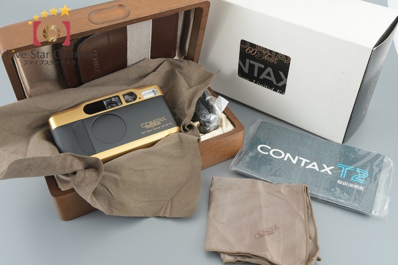 開封未使用品】CONTAX コンタックス T2 ゴールド 60周年記念モデル