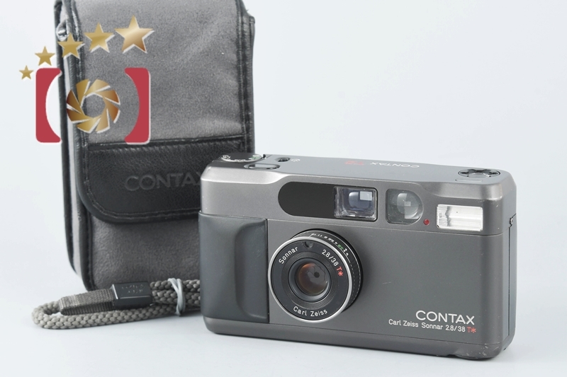 【中古】CONTAX コンタックス T2 チタンブラック コンパクト 