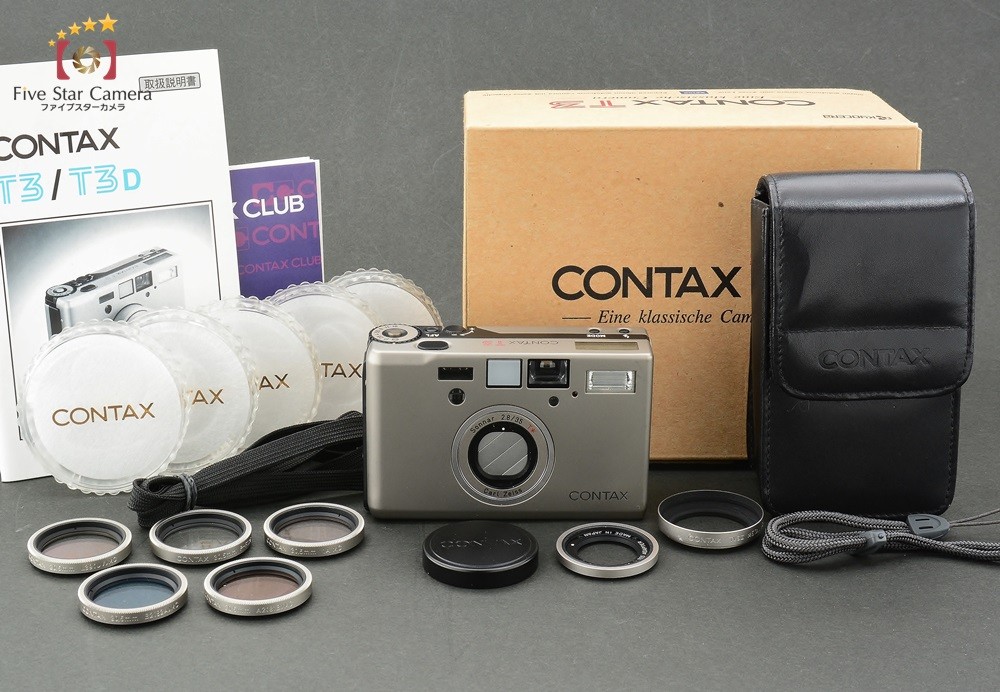 中古】CONTAX コンタックス T3 コンパクトフィルムカメラ : 中古