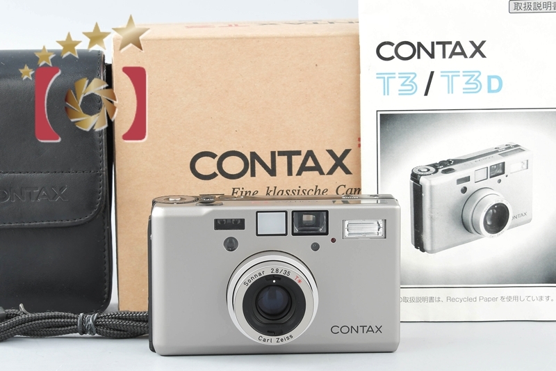 未使用の新品です CONTAX コンタックス T3 フィルムカメラ - カメラ