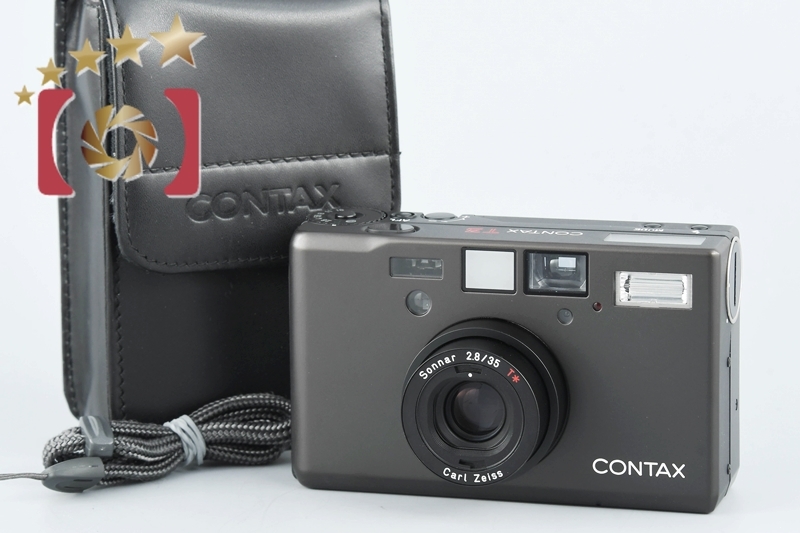 【中古】CONTAX コンタックス T3 チタンブラック シングルティース コンパクトフィルムカメラ