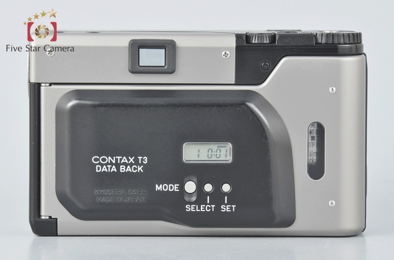 CONTAX T3D コンパクトフィルムカメラ 中古】CONTAX コンタックス T3D データバック付属 ダブルティース