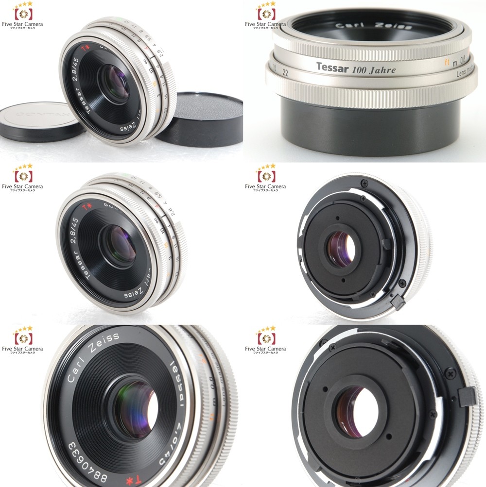 中古】 CONTAX コンタックス Carl Zeiss Tessar 45mm f/2.8 T* MMJ 100