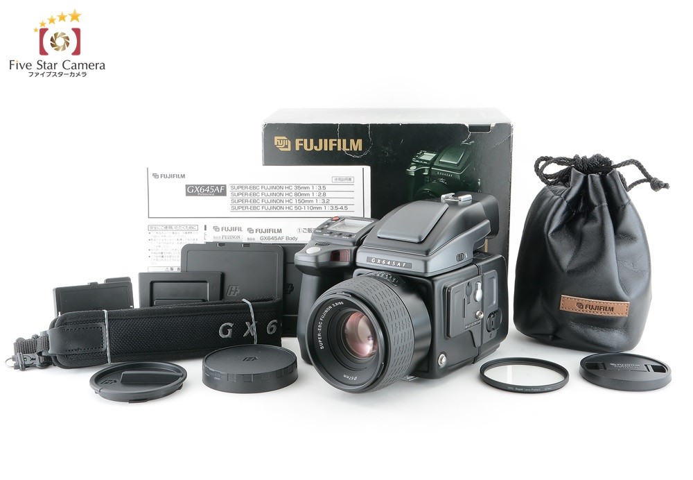 【中古】FUJIFILM 富士フイルム GX645AF + SUPER-EBC FUJINON HC 80mm f/2.8 : fujifilm-ga645af-0326  : 中古カメラのファイブスターカメラ - 通販 - Yahoo!ショッピング