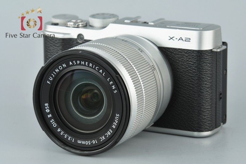 中古】FUJIFILM 富士フイルム X-A2 レンズキット シルバー : fujifilm-xa2-1650-sl-0316- :  中古カメラのファイブスターカメラ - 通販 - Yahoo!ショッピング