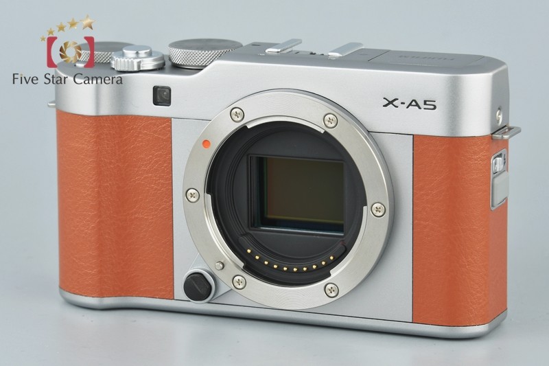 中古】FUJIFILM 富士フイルム X-A5 ブラウン ミラーレス一眼カメラ