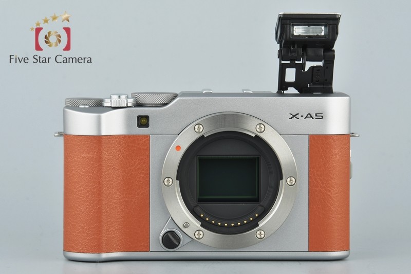 中古】FUJIFILM 富士フイルム X-A5 ブラウン ミラーレス一眼カメラ