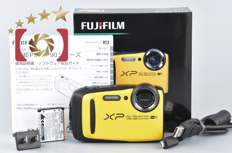 FUJIFILM 防水デジタルカメラ イエローXP90 FUJIFILM（フジフイルム） 【中古】FUJIFILM 富士フイルム FINPIX XP90