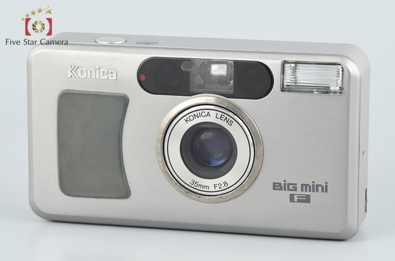Konica Big Mini F ビッグミニ コンパクトカメラ シルバー 中古】KONICA コニカ BIG mini F シルバー コンパクトフィルム