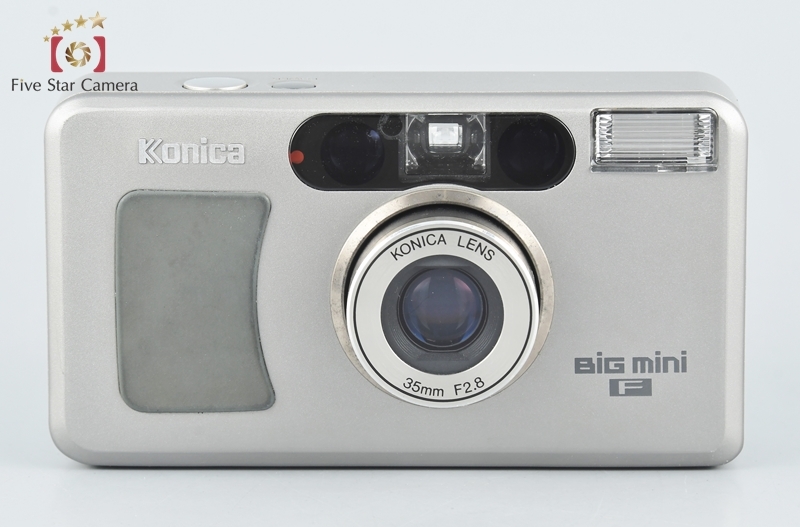 中古】KONICA コニカ BIG mini F シルバー コンパクトフィルムカメラ