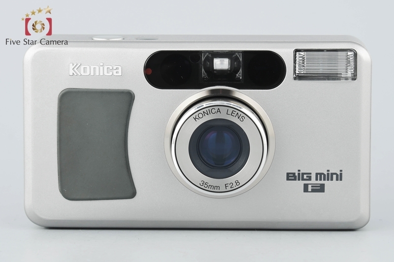 コニカ KONICA Big mini F フィルム コンパクトカメラ 【中古】 中古】KONICA コニカ BiG mini F シルバー コンパクトフィルム
