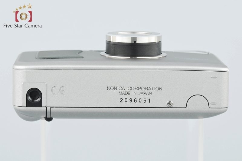 コニカ Konica BIG mini F コンパクトカメラ お試しフィルム付き 中古】KONICA コニカ BiG mini F シルバー コンパクトフィルムカメラ