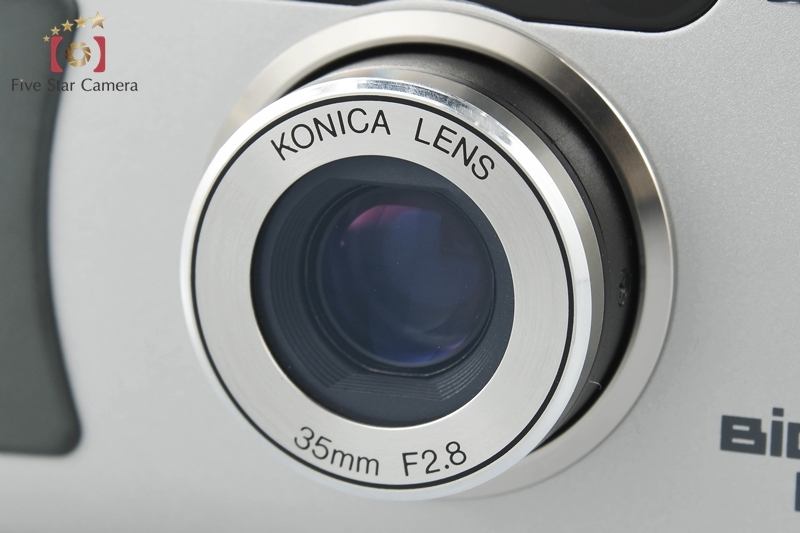 Konica Big Mini F ビッグミニ コンパクトカメラ シルバー 中古】KONICA コニカ BIG mini F シルバー コンパクトフィルム