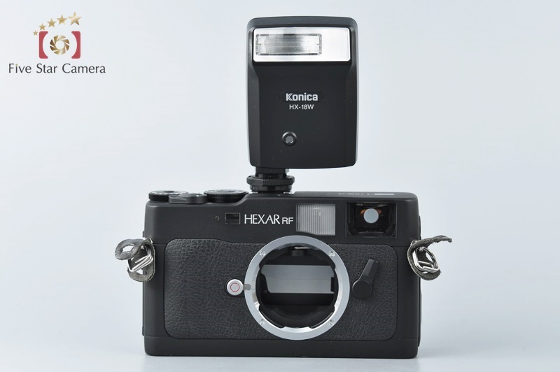 【完動品】Konica HEXAR Silver ストロボ HX-18W セット konica-hexar-rf-hx18w-112122-