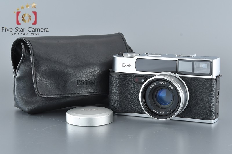 KONICA HEXAR silver フィルムカメラ Konica Hexar Silver with 35mm f2.0 Lens and Konica HX-14