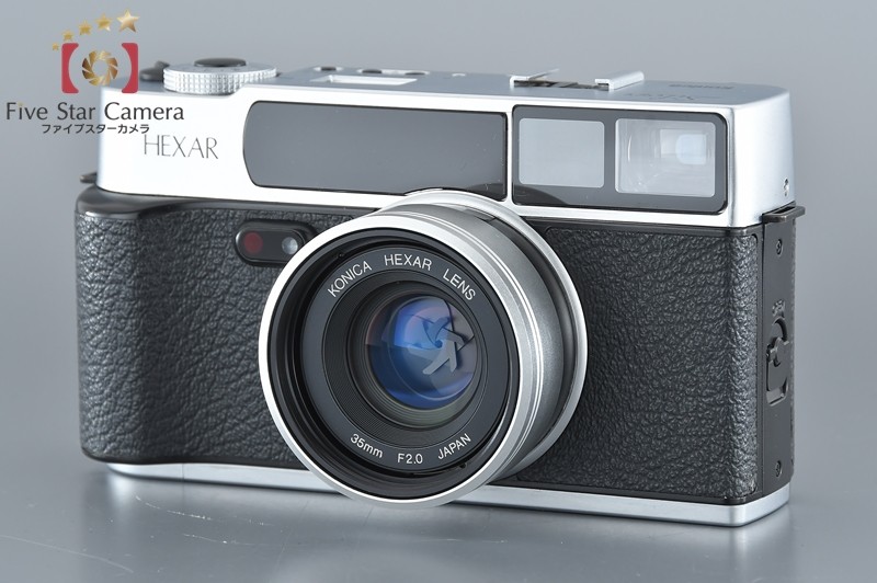 中古】Konica コニカ HEXAR シルバー コンパクトフィルムカメラ : 中古