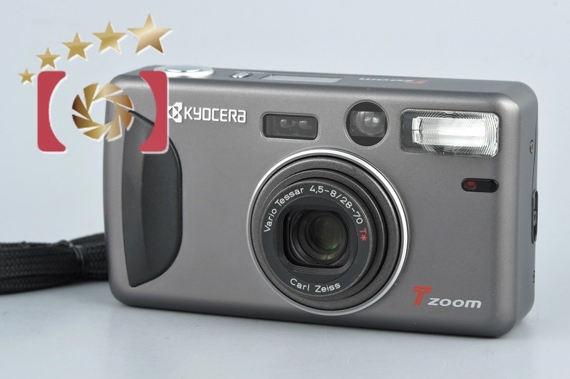 【中古】Kyocera 京セラ T ZOOM コンパクトフィルムカメラ