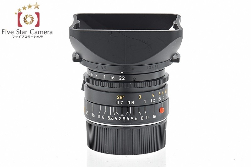 中古】Leica ライカ ELMARIT-M 28mm f/2.8 E46 第4世代 11809 : leica