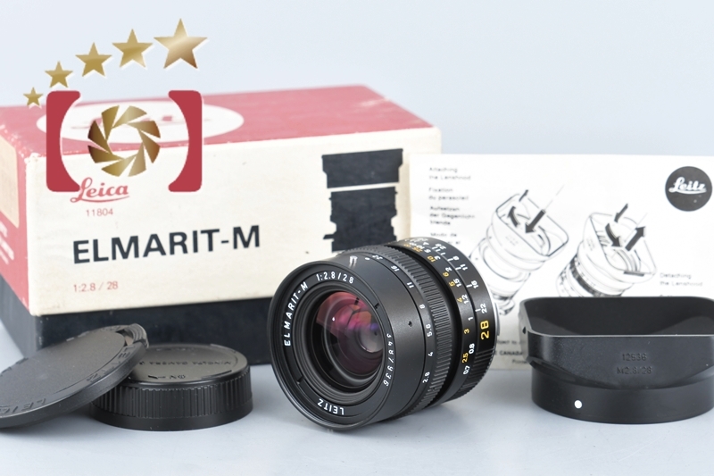 【中古】Leica ライカ ELMARIT-M 28mm f/2.8 E49 第3世代 前期 11804 カナダ製 : leica-elmarit-m-2828-3rd-0429-  : 中古カメラのファイブスターカメラ - 通販 - Yahoo!ショッピング