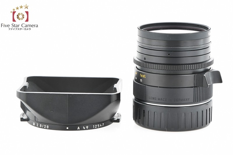 【中古】Leica ライカ ELMARIT-M 28mm f/2.8 E46 第4世代 11809