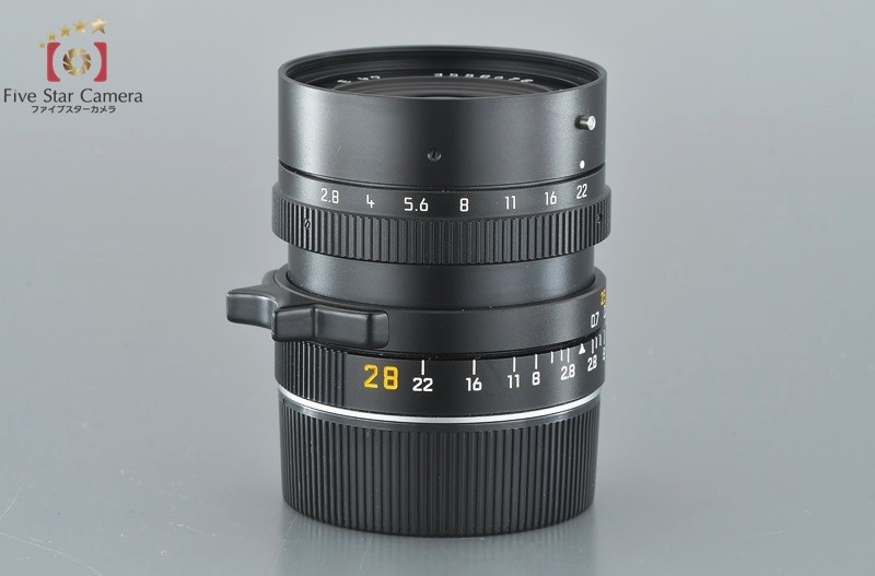 特価 ライカ Leica Elmarit M 28mm F2.8 E49 現状品 ライカ 【中古】Leica ELMARIT-M 28mm f/2.8 E49 第4世代 11809