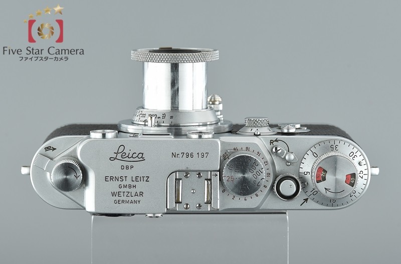 ライカ 【中古】Leica IIIf レッドダイヤル セルフ付き + Elmar ライカ 【中古】Leica IIIf レッドダイヤル セルフ付き + Elmar