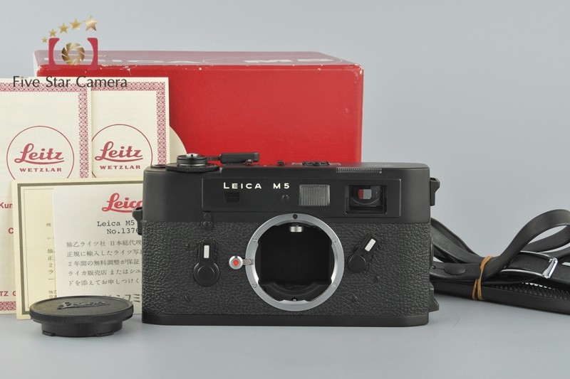 Leica ライカ M5 ブラック 後期 3点吊り レンジファインダーフィルム