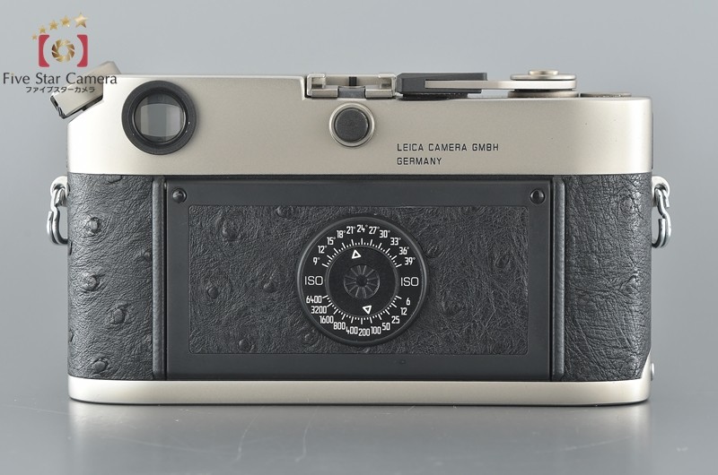 説明文と写真更新 ジャンクOH前提 ライカ M6 チタン 実用品